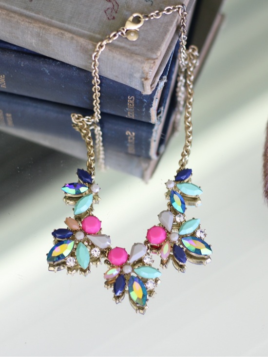 J. Crew Jewelry - J. Crew | Iridescent Statement Necklace